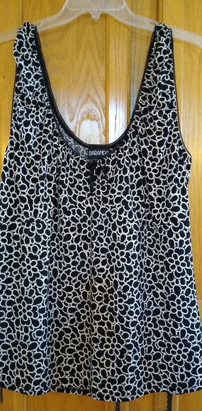 Raranda White/Black tank top size large - Picture 1 of 4